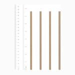 Brown Kraft Paper Drinking Straws Biodegradable For Restaurant Party