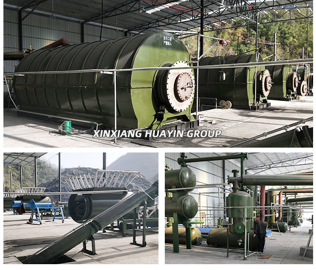 Huayin Plastic Pyrolysis Oil Plant To Fuel Oil Plastic Pyrolysis Reactor