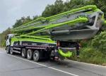2013 Zoomlion Mode Used Concrete Pump Boom Trucks 63m With Scania Chassis in