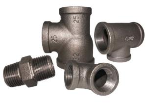 China 1/2 Inch Metal Plumbing Malleable Iron Pipe Fittings For Construction Industry wholesale