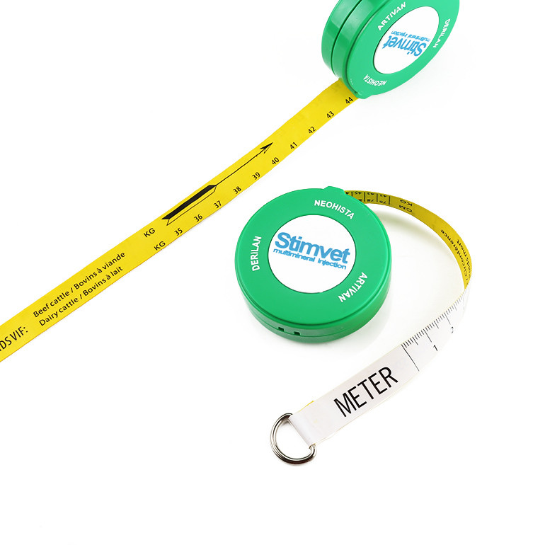 Wintape Plastic Animal Husbandry Measuring Tool Durable Cattle Measuring Band Made Of Fiber-Glass Heart Girth Measurer