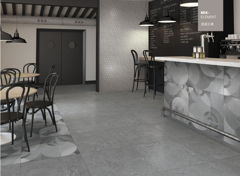 Bathroom Ceramic Wall 600x600 Grey Color Tiles Living Room Porcelain Floor Tile Non Slippery Floor Tiles