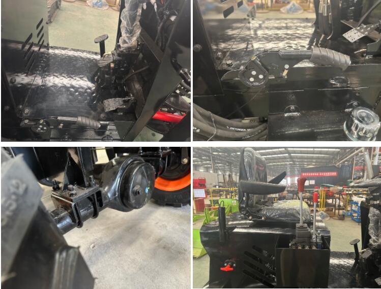 25hp Gasoline Small Wheel Loader New Battery Compact Structure HTML16