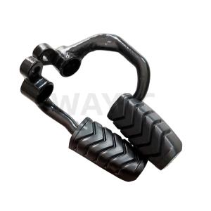 China 43501H2C000H000 Rubber Motorcycle Frame Parts Front Footrest For HAOJUE KA125/KA150 wholesale
