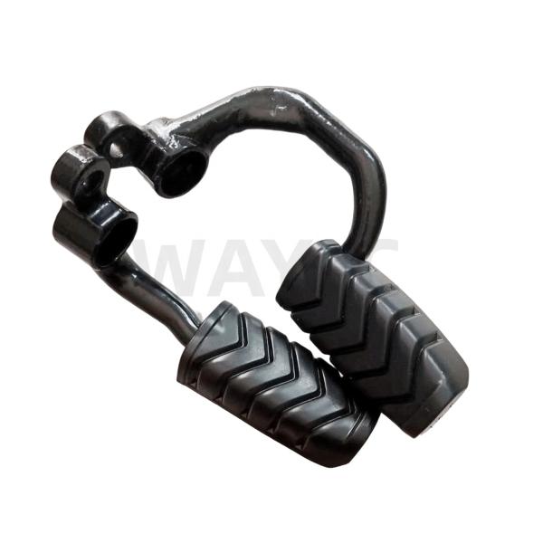 43501H2C000H000 Rubber Motorcycle Frame Parts Front Footrest For HAOJUE KA125