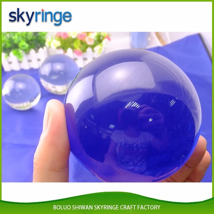 OEM Colored Acrylic Spheres 60mm Transparent Acrylic Ball
