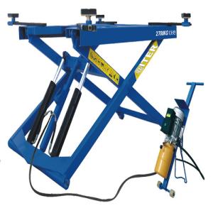 China 2700kg Low rise portable Movable Vehicle Equipment Scissor Hydraulic Vehicle Lift for Sale wholesale
