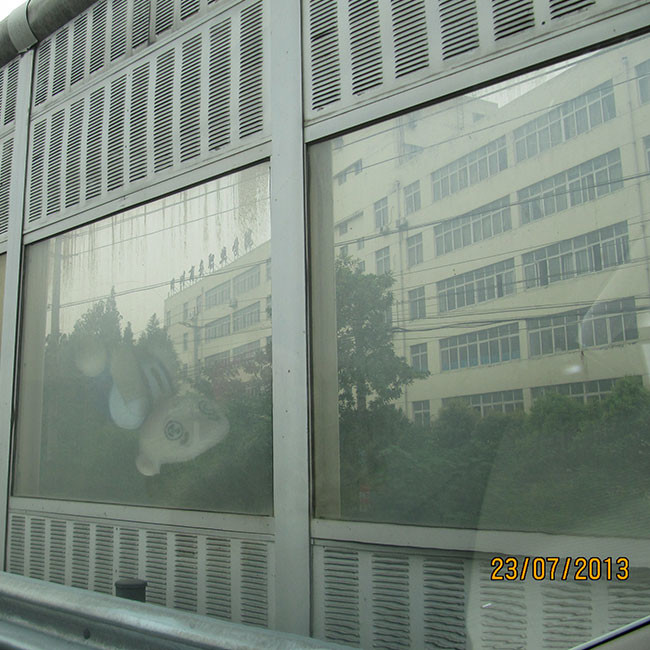 UV Protected Traffic Noise Barrier Fence Acrylic Sheet Noise Barrier