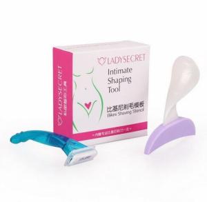 China Lady Secret Intimate Shaping Tools Bikini Shaving Stencil wholesale