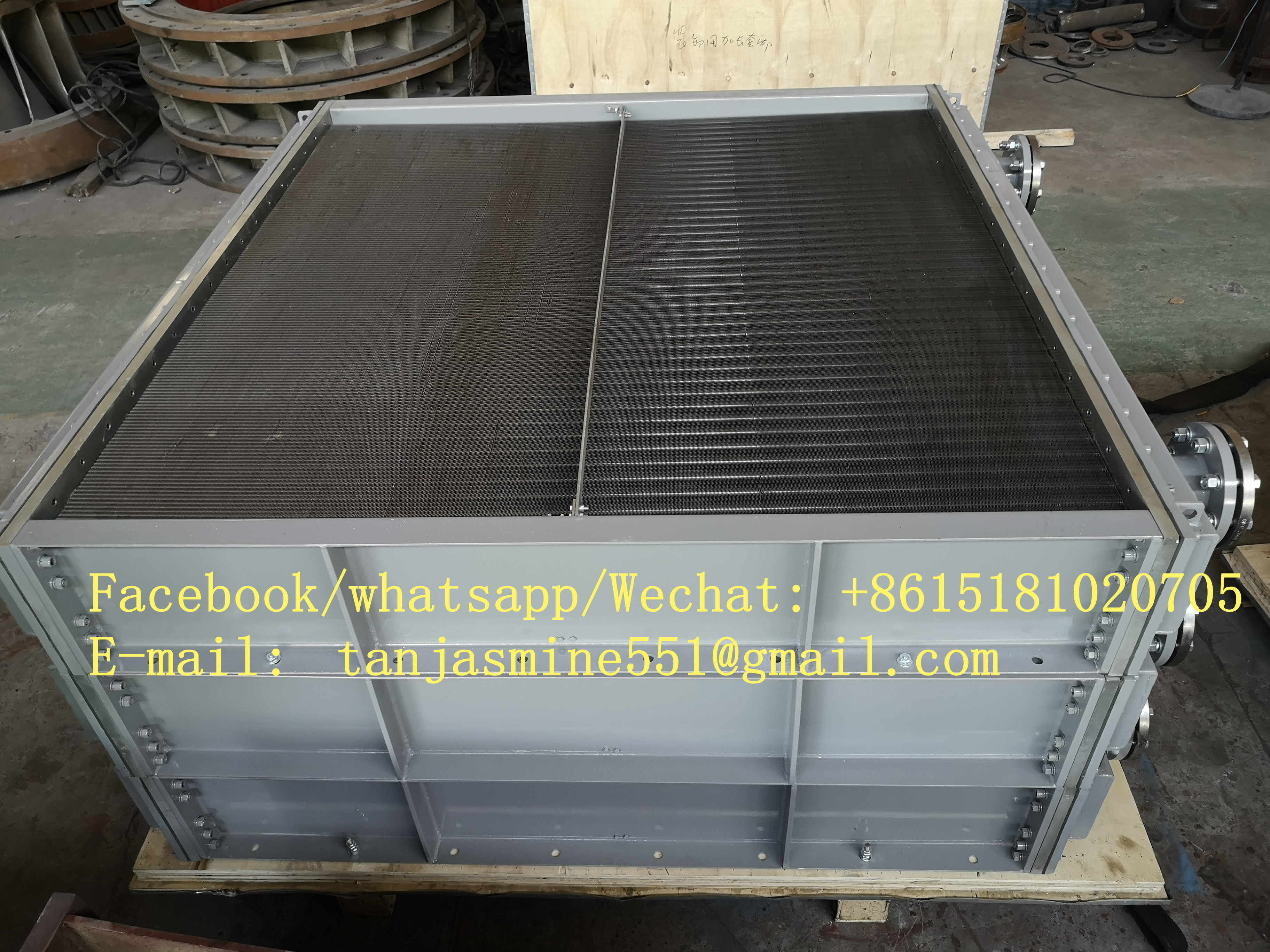 Min 85% Max 93% Efficiency Air Cooled Oil Cooler