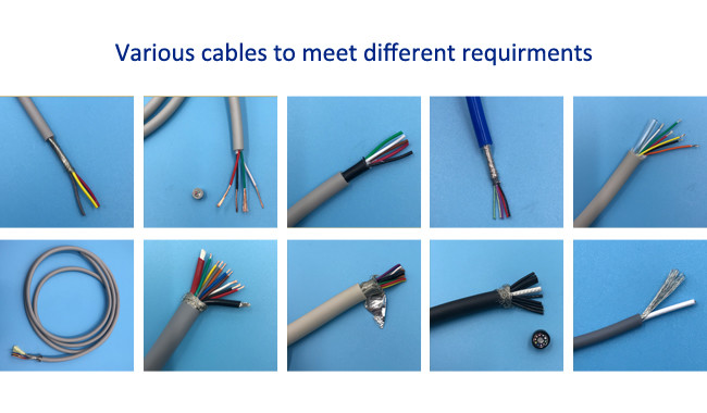 TPE Copper Custom Cable Assemblies 2 4 5 Core Shielded Cable