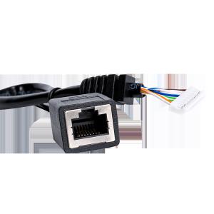 China Female Socket Rj45 Ethernet Cable 600Mm Length 8P8C Connector wholesale