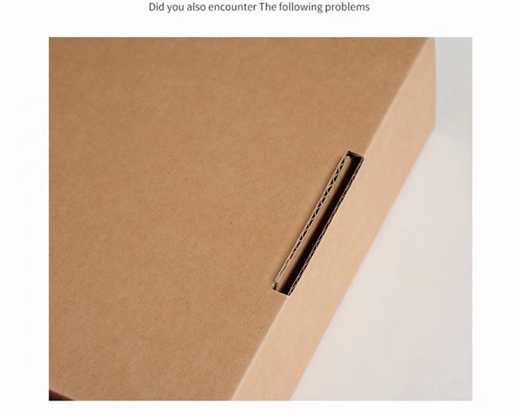 Gift Packaging Rectangle Corrugated Paper Box CMYK UV Printing