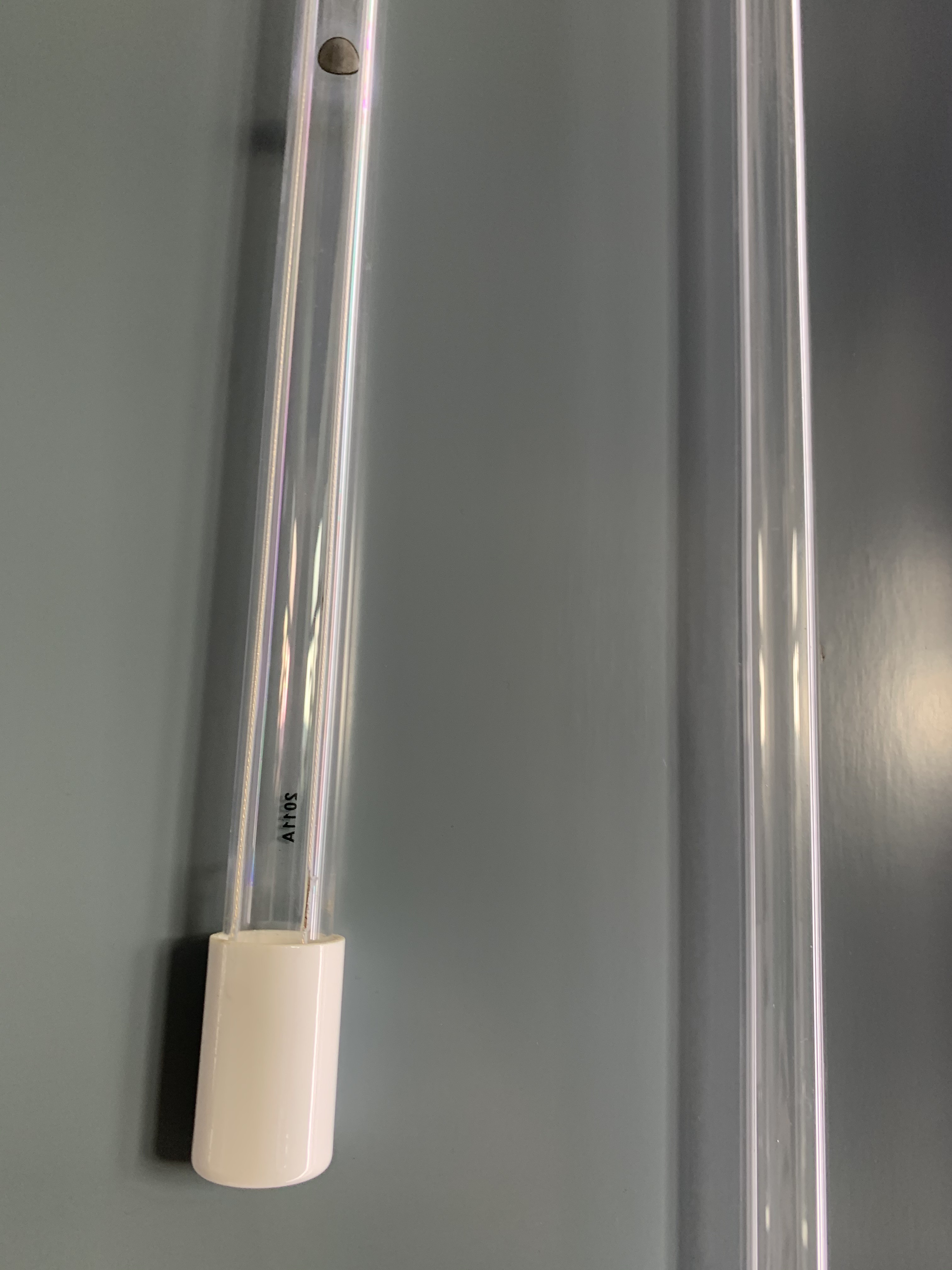75W 1154mm UV Germicidal Lamp Mercury Quartz Glass Ceramic Base