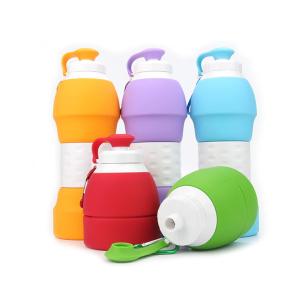 China Eco Friendly 580ML Unique Squeeze Silicone Sports Bottle wholesale