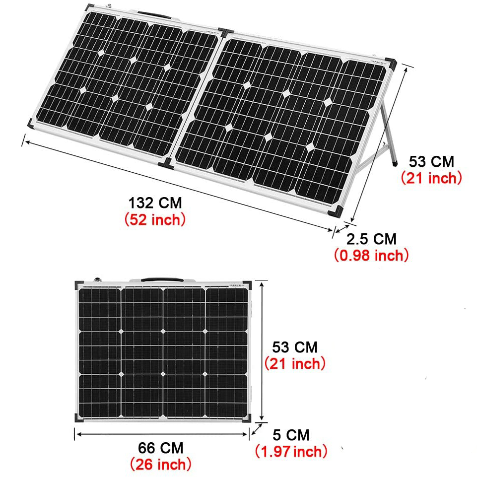 100W 150W 200W 300W 400w Portable Solar Panels 1000W Fold Out Solar Panel
