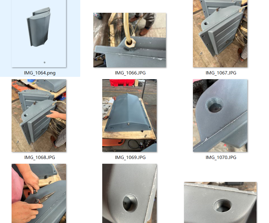 Rotational Molding Process Polyethylene 120L RV Camper Fresh Water Tanks For Camper Trailers
