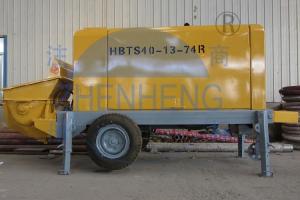 China High Performance Diesel Concrete Pump 23 Mpa Pumping Pressure Easy To Move wholesale