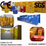 4-gallon Flammable Chemical Storage Cabinets Yellow Powder Coated For Bench Top