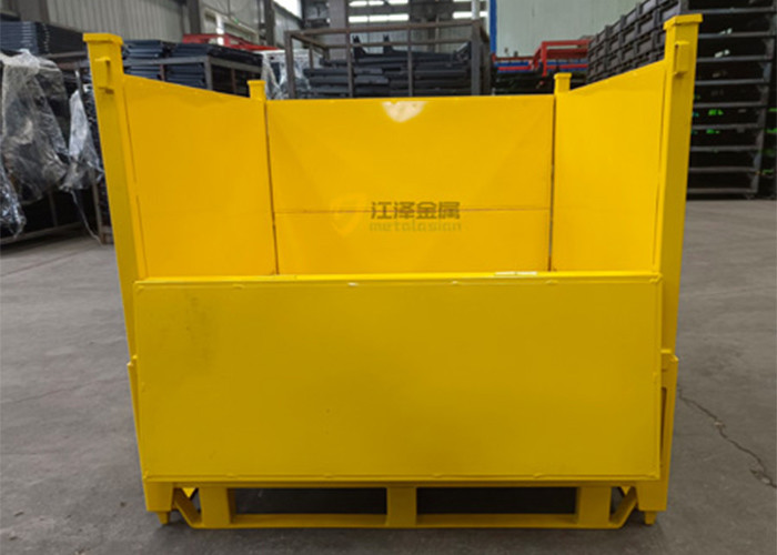 Reusable Metal Empty Stillages Euro Pallet Cage Collapsible