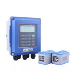 Clamp Module Ultrasonic Water Flow Meter 4 Keyboards Operation