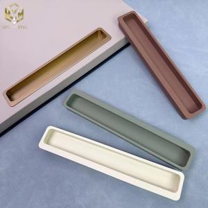 China ​Sleek Anti-Slip Aluminium Hidden Cabinet Handles With Recessed Design wholesale