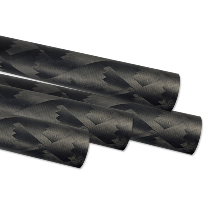 Durable and Heat-Resistant 3k Filament-Wound Carbon Fiber Exhaust Tube for Industrial