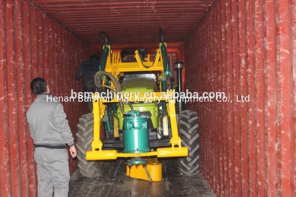 Customer design cement pole erection machine pole drilling machine