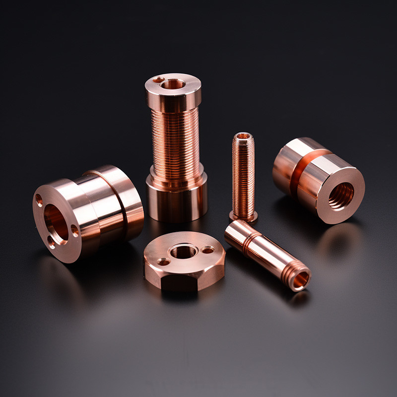ODM CNC Copper Parts Precision Machining Services Small CNC Turned Parts