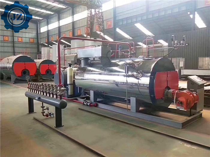Automatic Horizontal Oil Lpg Gas Fired Condensing Steam Boiler for Food Machinery Plant