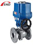 Explosion Proof Stainless Steel Electric Flange Ball Valve 90° Rotary Ball Valve