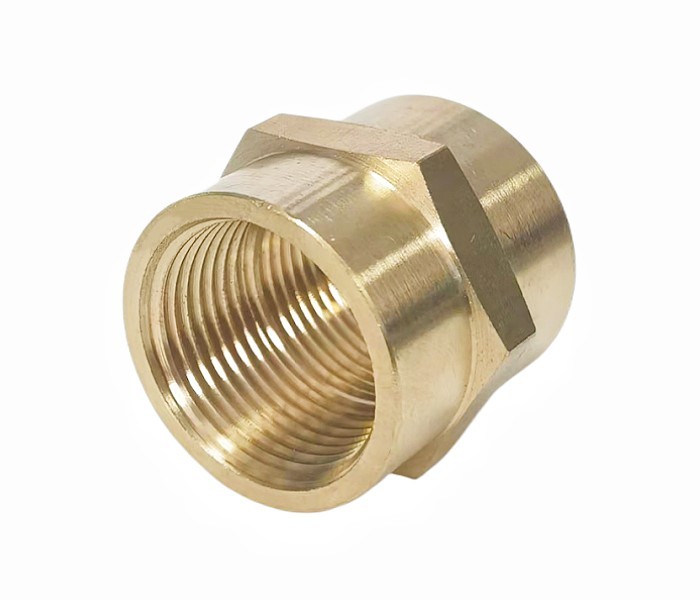 OEM Brass Air Hose Fittings Male Hex Nipple 1/2 Inch NPT X 1/2 Inch NPT