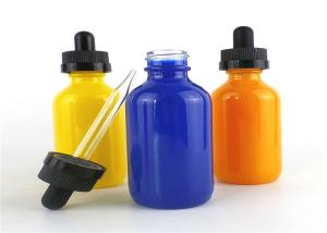 China Custom Printed Colored 30ml Glass Dropper Bottles Luxury Cosmetic Packaging wholesale