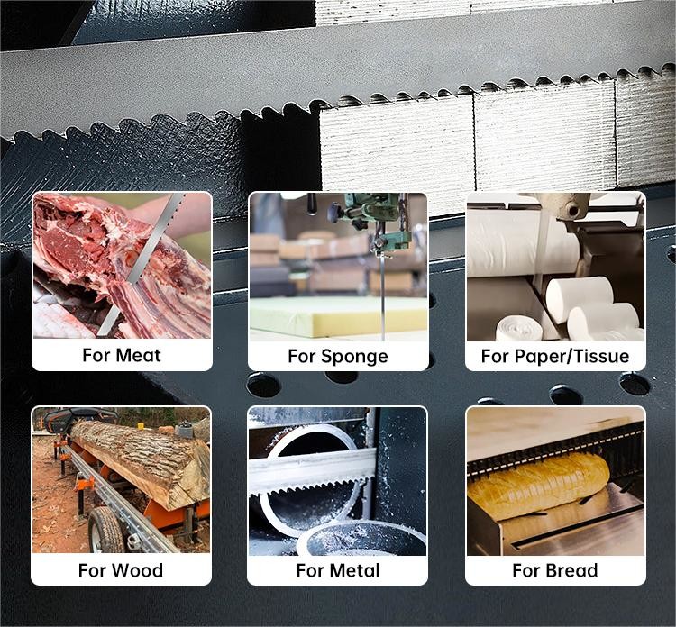 Rust And Corrosion Blade Meat Bone Cutting HSS Material For Types Of Meat