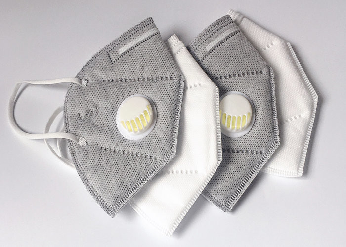 Health Care N95 Flat Folding Dust Mask Adjustable Nose Piece CE FDA Certification