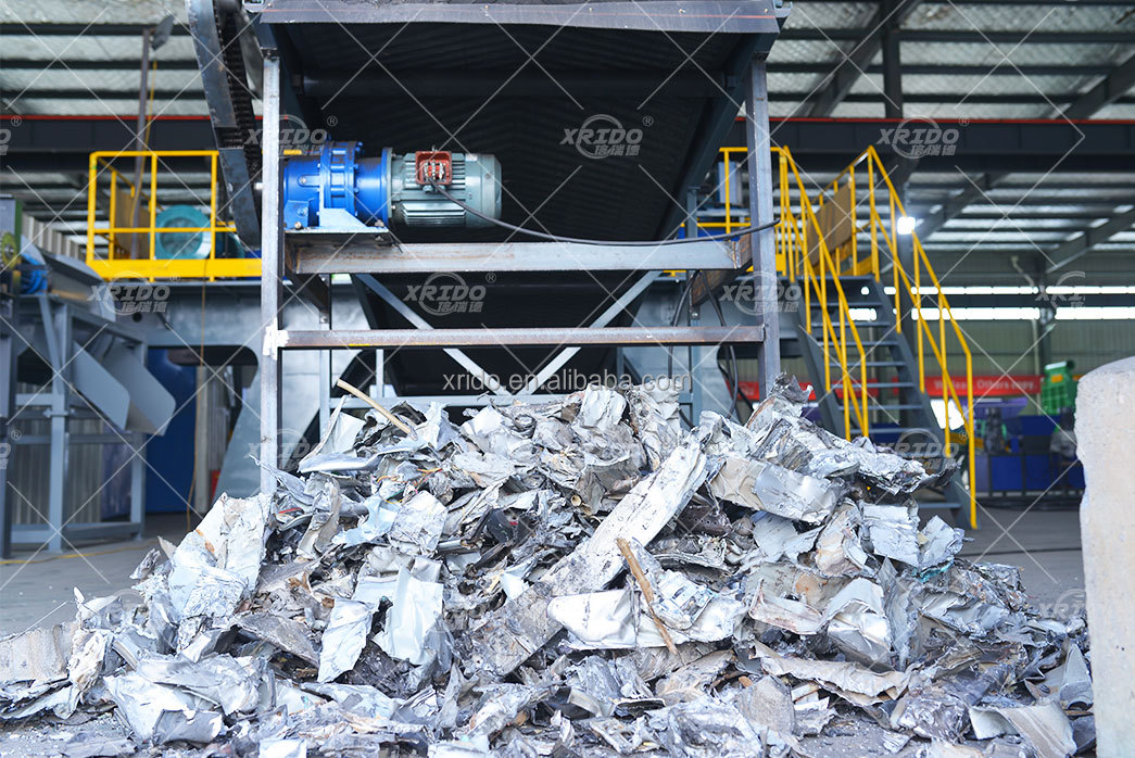 Car Wheel Aluminum Shredder 22000Kg/Hour Car Body Shredder Machine Metal