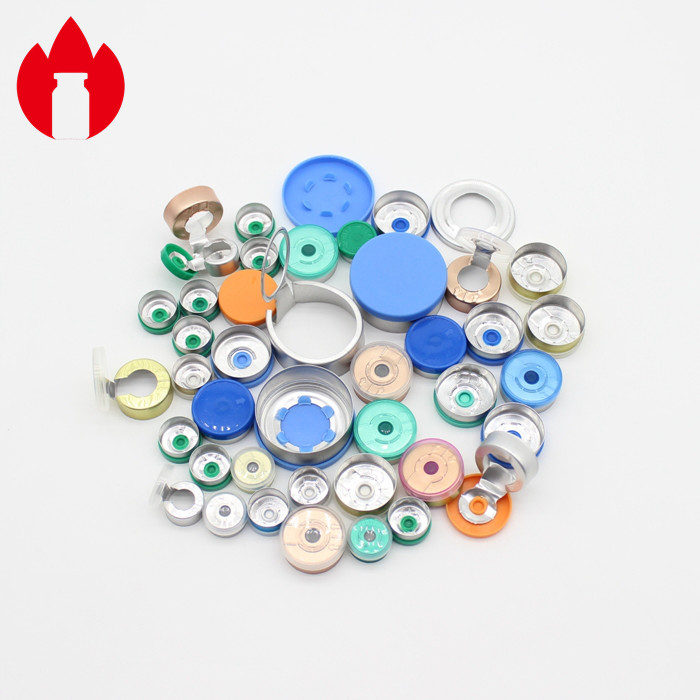 Vial Caps 13mm 20mm 32mm Pharmaceutical Aluminum Plastic Flip Off Vial Cap