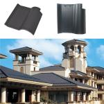 S-shaped Spanish Ceramic Roof Tiles Earth-tone Colors Weatherproof Villa House