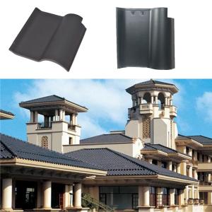 China S-shaped Spanish Ceramic Roof Tiles Earth-tone Colors Weatherproof Villa House wholesale