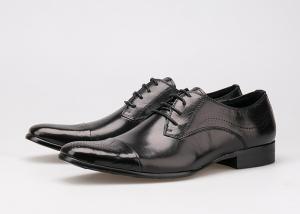 China Business Men's Dress Shoes British Style Genuine Leather Lace Up Brogue Shoes wholesale