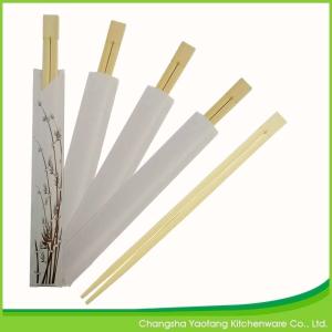China 24cm Twins Reusable Bamboo Chopsticks Sushi 5.0mm Thickness Customized wholesale