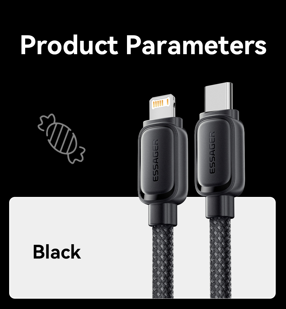 PD 29W C To L Magnetic Absorption Charging Cable IP USB Cable ES-X56 Series