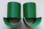 Nylon High Polymer Grooved Drum Sleeves Green Color Multi Layers