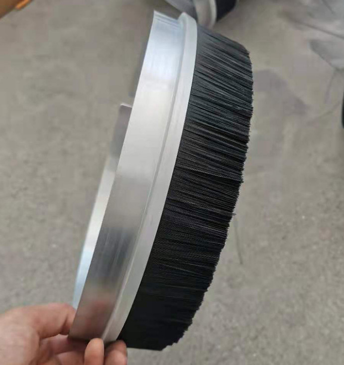Sealing Brush Ring Circular Industrial Nylon Brush 0.35mm Filament