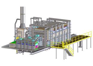 China 8tpd Amber Bottle Soda Lime Small Capacity Recuperative Furnace wholesale