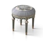 Aristo Party Beautiful bedroom Furniture Small Round Stool Wooden Fabric