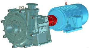 China 1480r/Min Horizontal Slurry Pump , 37kw Submersible Mud Pump 80ZBQ-315 wholesale
