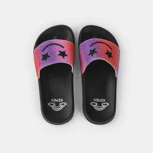 China OEM EVA Anti Slip Bathroom Slippers With Smile Face Printed wholesale