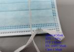 Hypoallergenic Surgical Disposable Mask , Lint Free Disposable 3 Ply Face Mask