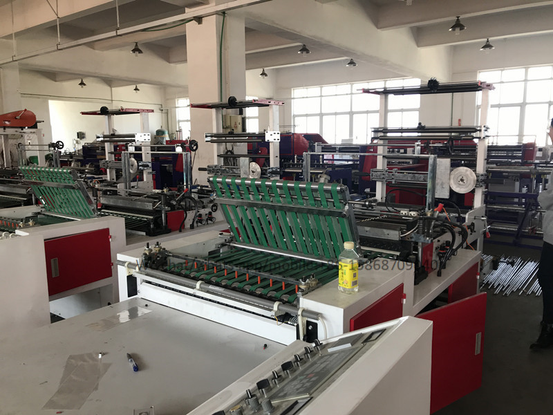 BOPP Side Sealing Bag Making Machine , Plastic Bag Manufacturing Equipment